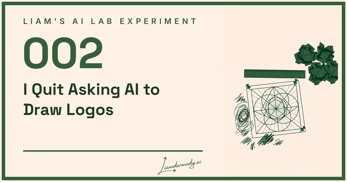 AI Experiment 002: I Quit Asking AI to Draw Logos