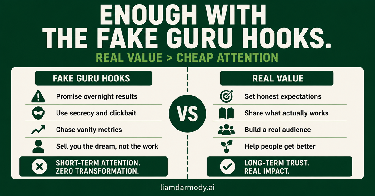 Enough With the Fake Guru Hooks