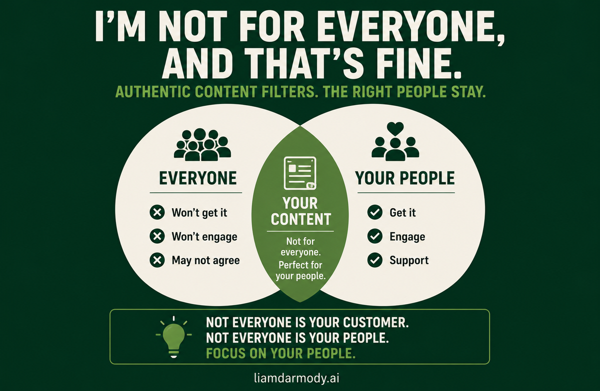I'm Not for Everyone, and That's Fine