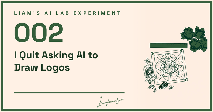 AI Experiment 002: I Quit Asking AI to Draw Logos