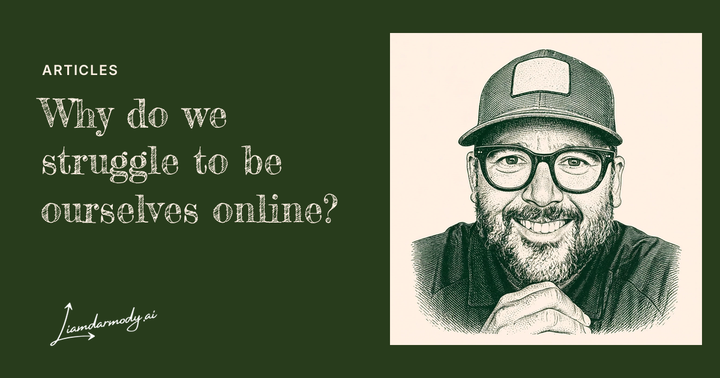 Why do we struggle to be ourselves online?