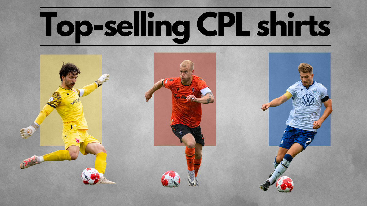 Each CPL club's top-selling shirts in 2024