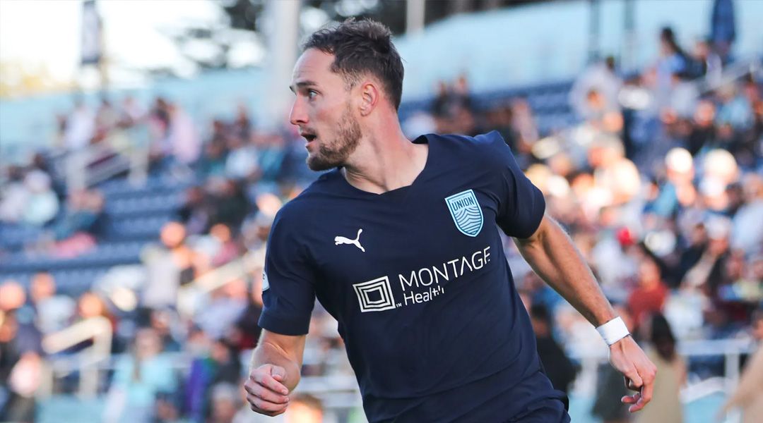 Christian Volesky is headed to Halifax one kilometer at a time