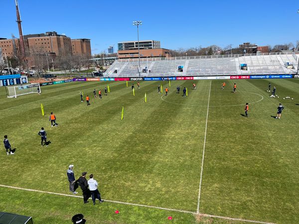 Gathering at the Wanderers Grounds