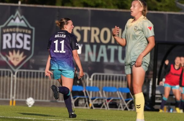 Saorla Miller scores her first of the year but it’s not enough as Tides lose 2-1 to Vancouver Rise