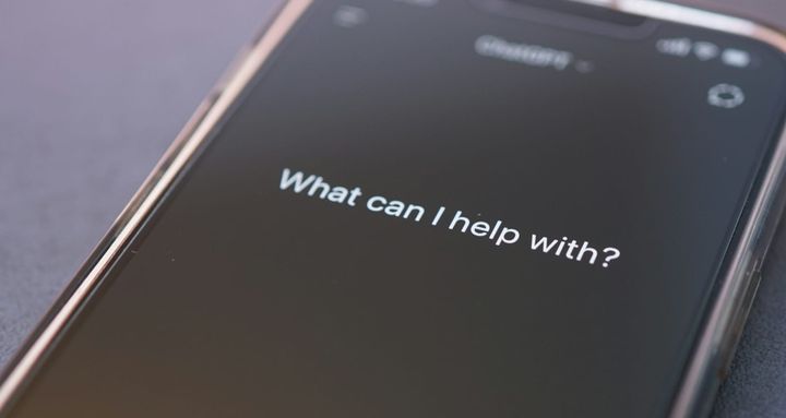 ChatGPT home screen on mobile