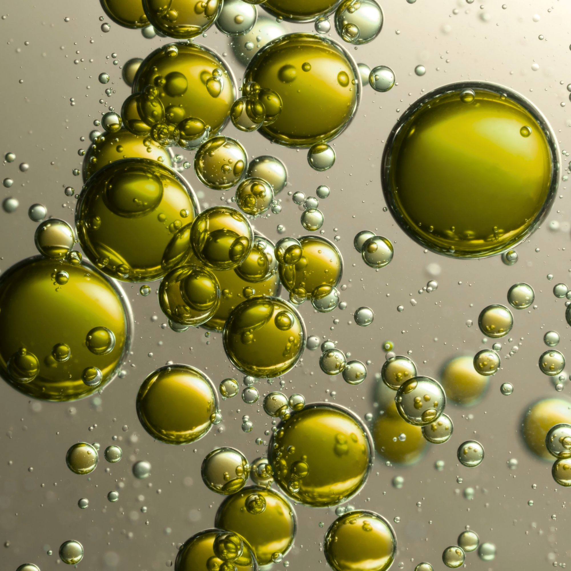 photo of green-colored bubbles