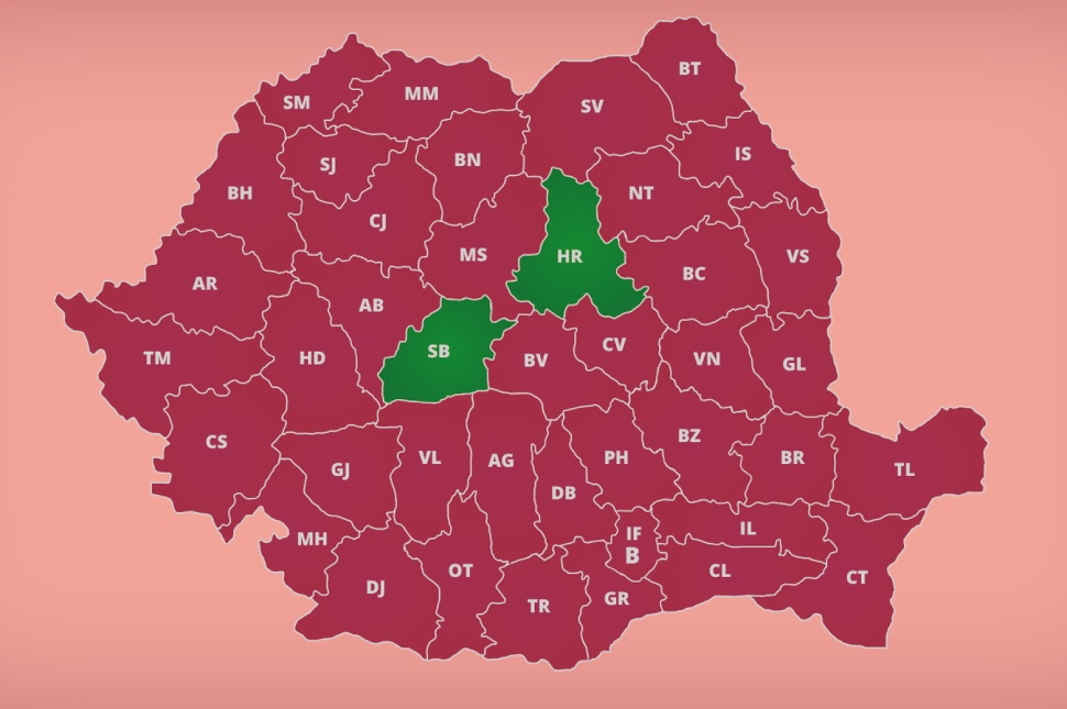 romania terkep szeben hargita