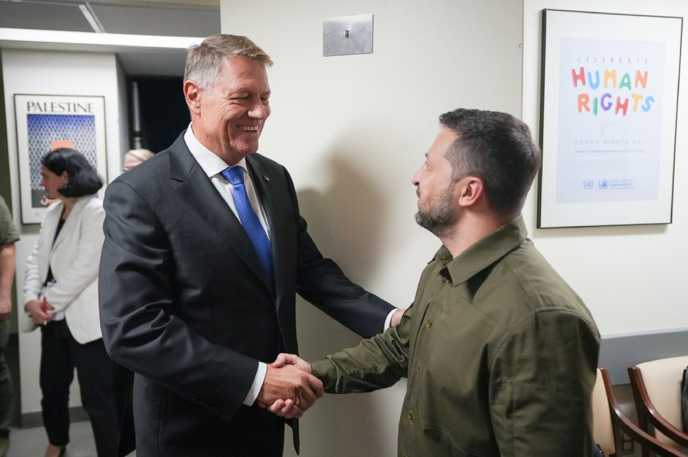 Klaus Iohannis és Volodimir Zelenszkij találkozása 2023. szeptember 23-án
