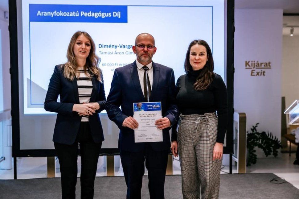 Díjazták Dimény-Varga László pedagógust