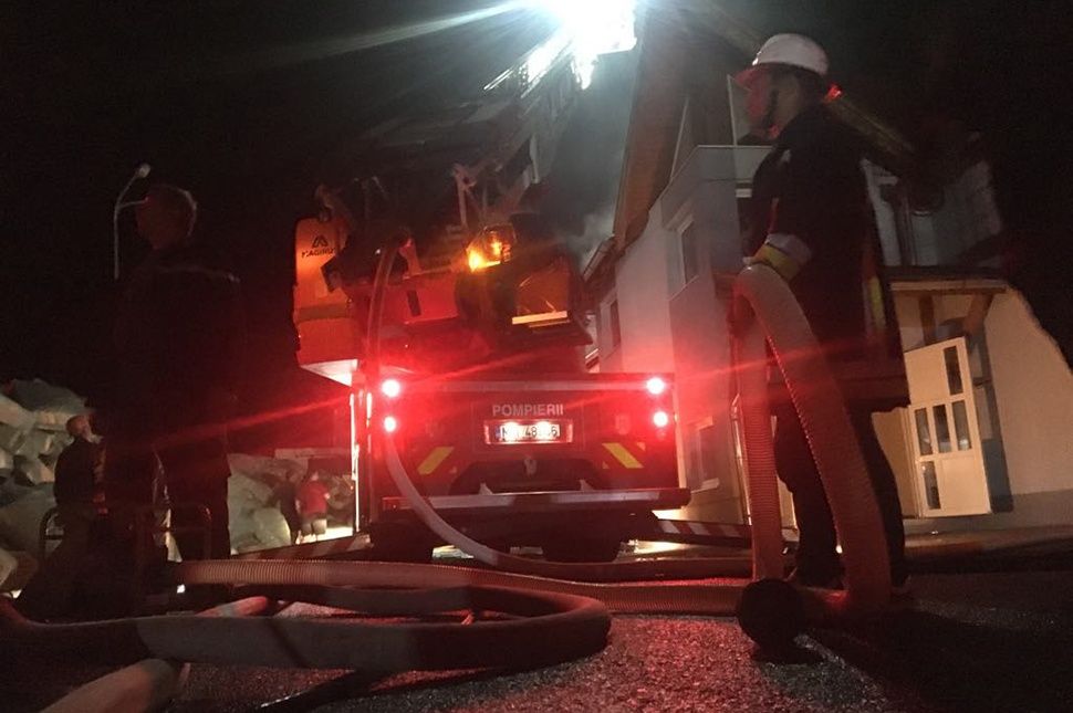 Bréking: Kigyúlt a tejgyár Homoródszentpálon