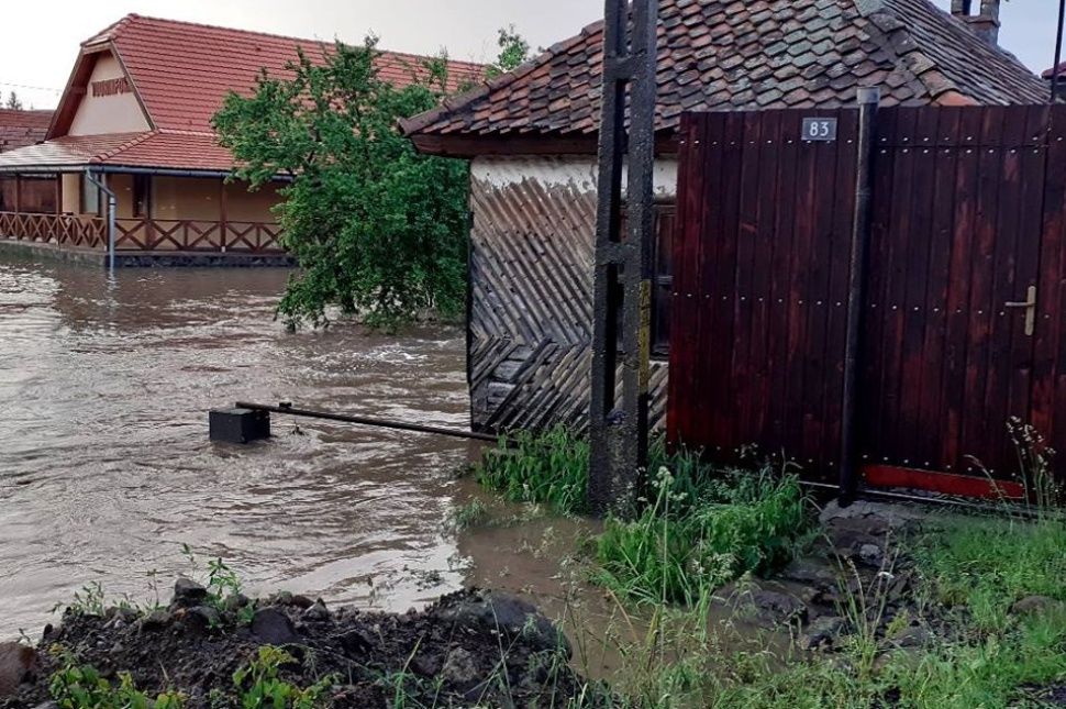 Árvíz volt Kápolnáson és Szentegyházán