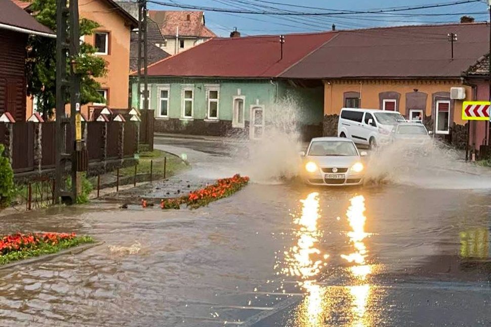 Árvíz Parajd községben