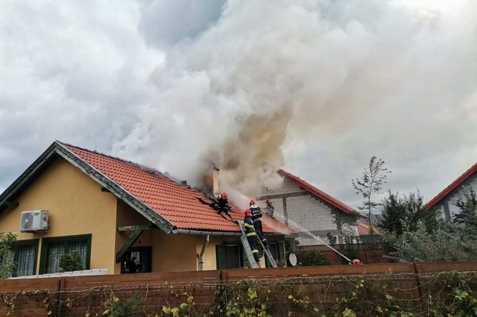 Lakóház égett Bethlenfalván, sérülés is történt