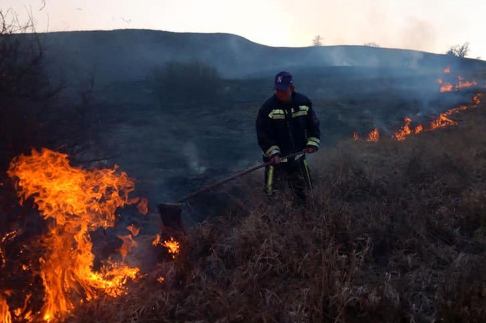 Óriási területen égett a határ Rugonfalván