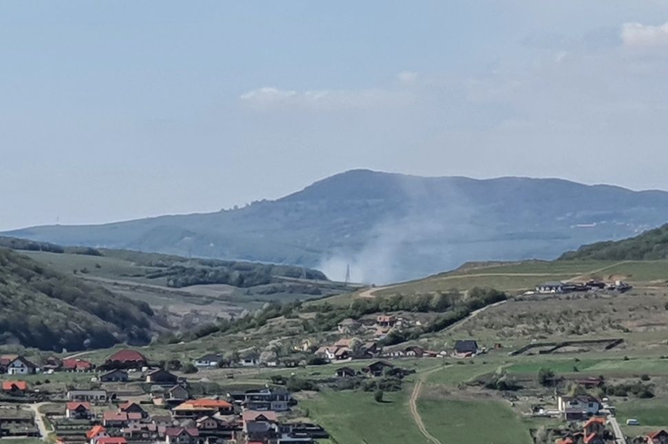 Volt egy kis tarlótűz a Baknyán