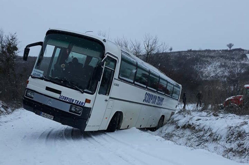 Kisiklott egy autóbusz