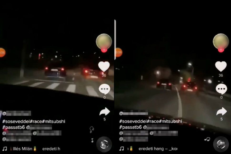 A városban raliztak, megbüntették őket