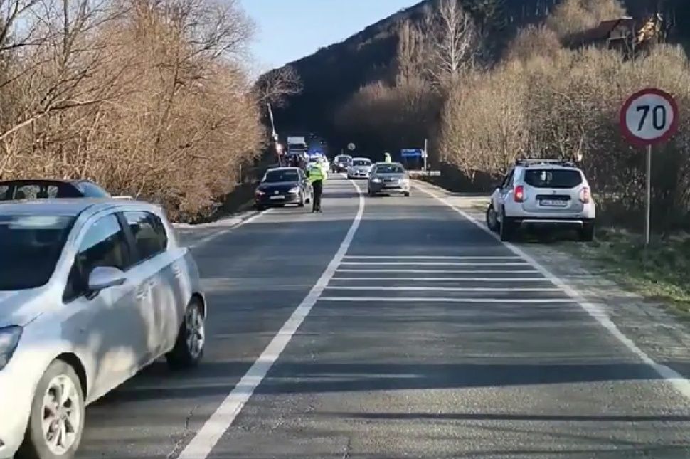 Baleset történt a lengyelfalvi eltérőnél