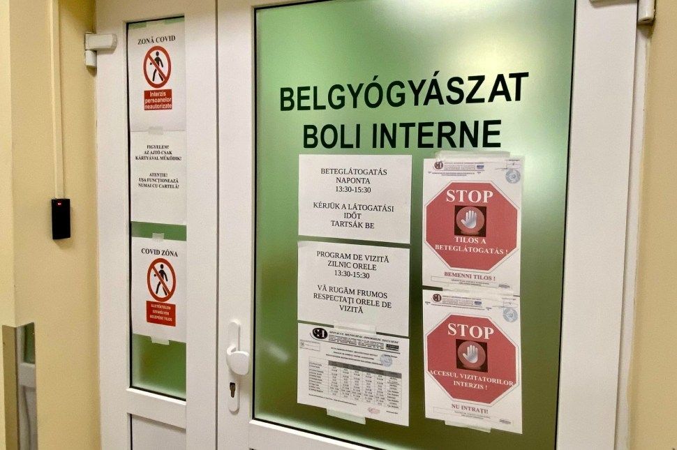 Koronavírus-góc alakult ki a városi kórház egyik osztályán