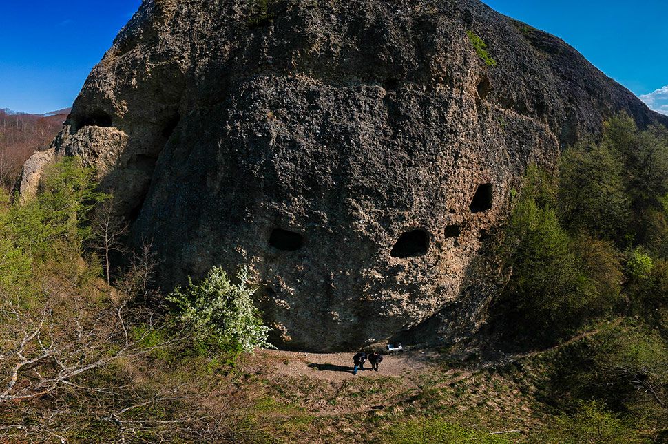 360 fokos panoráma a tavaszi Budvárról