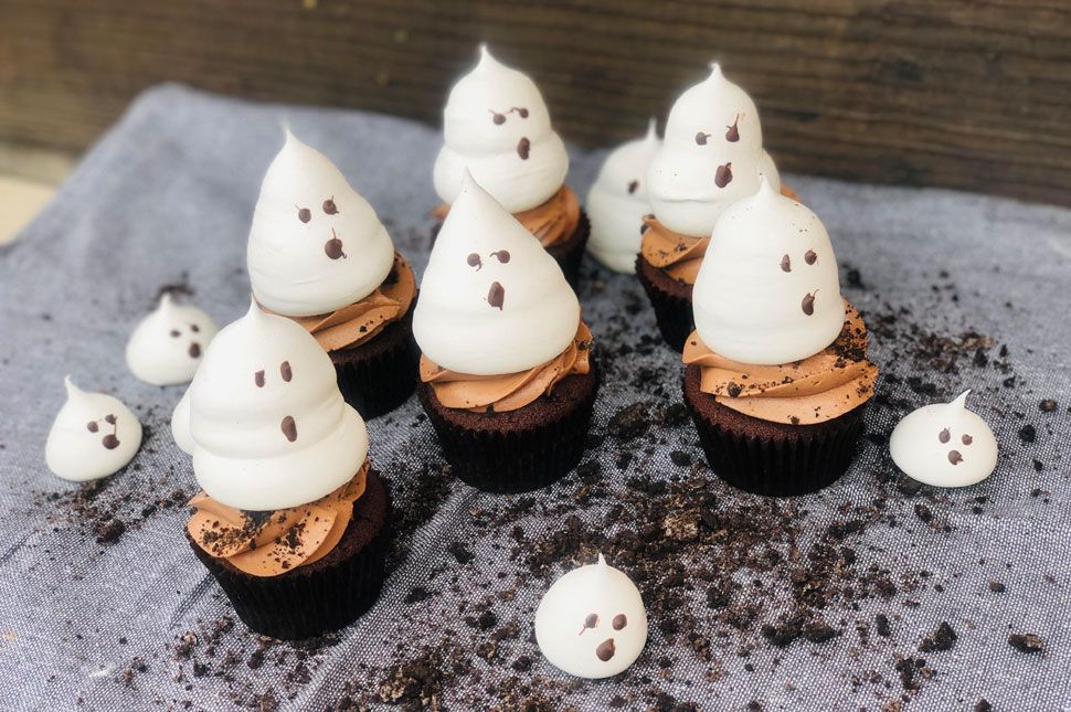 Szellemes cupcake, ezt falnád!