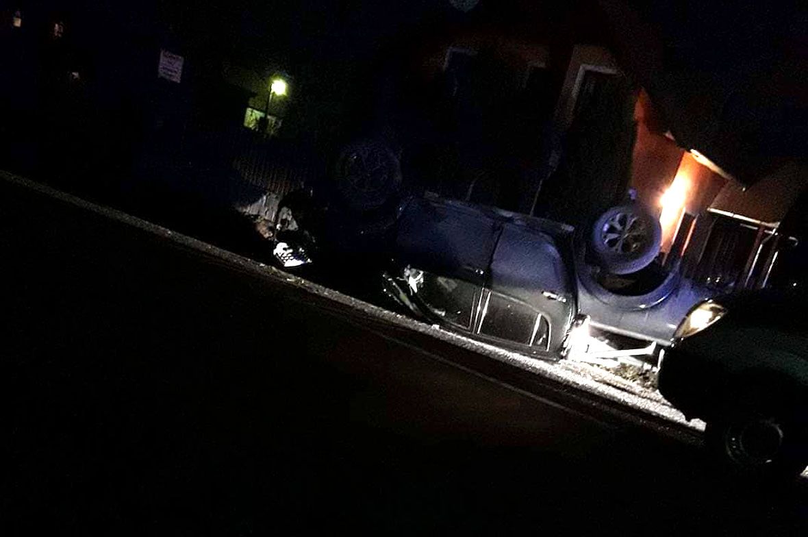 Elütött egy másikat, és felborult Zeteváralján