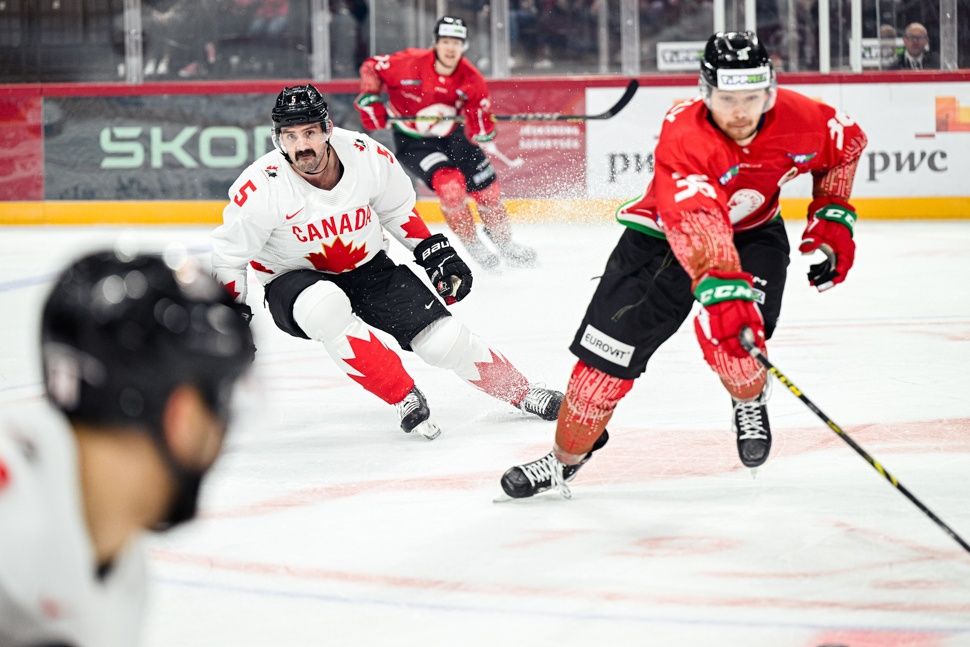 Kanadával hangoltak az elit hoki vébére a magyarok