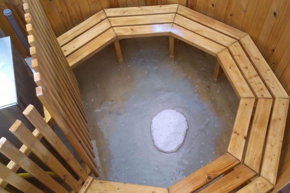 Csak só lesz a fürdőben, víz nem