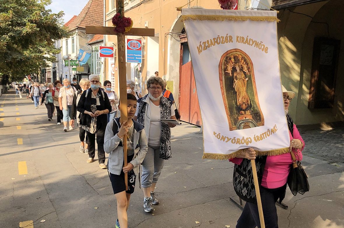 Máriát üdvözlik Udvarhelyen