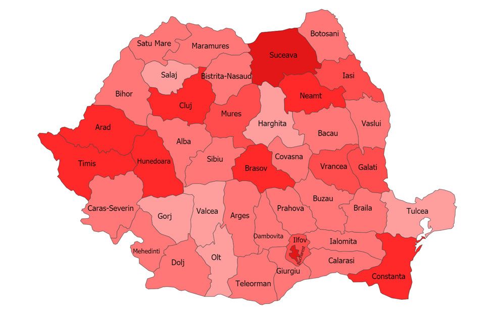 Öt új eset a megyében, 1333 az országban