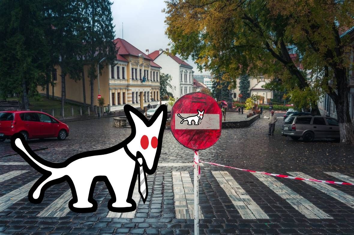 Udvarhelyen a Kétfarkú Kutyapárt jelöltje
