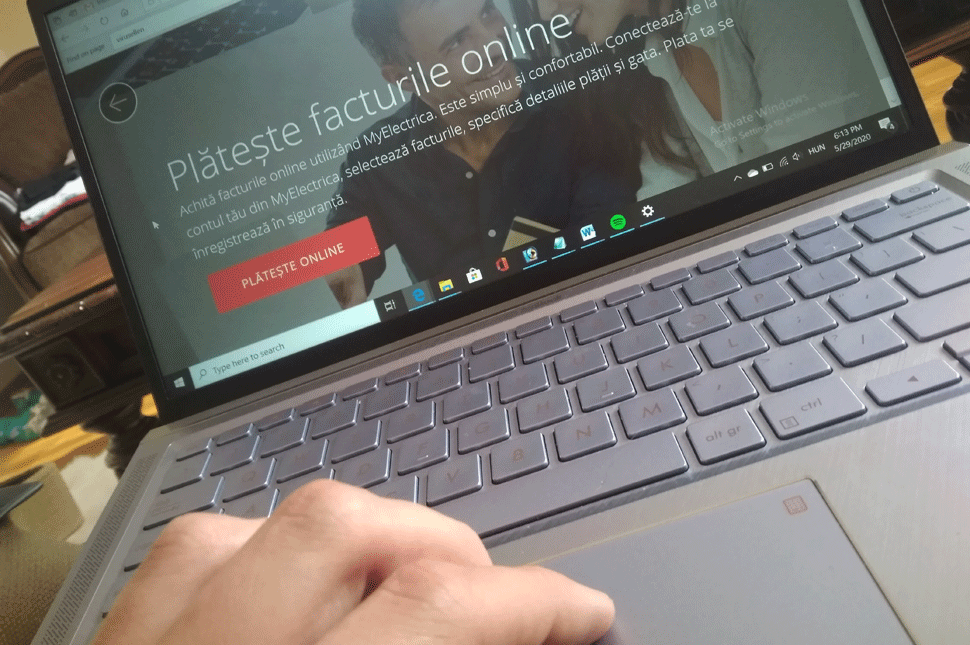 Számlafizetés otthonról: Electrica