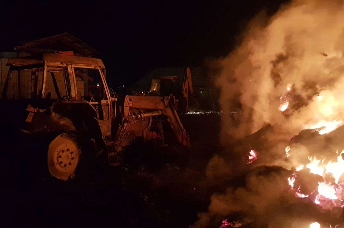128 ezer lejes kár keletkezett a szentábrahámi tűzben