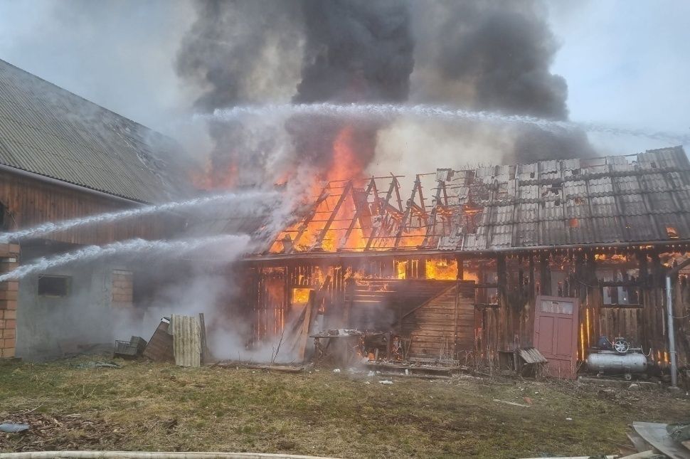 45 ezer lejes kár keletkezett egy zeteváraljai tűzesetben