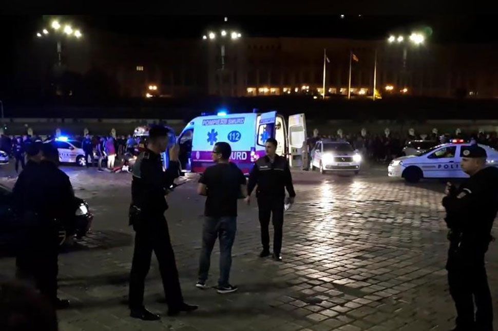 Agyonütötték a bukaresti parlament előtt