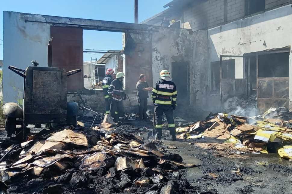 Tűz pusztított a szentpáli tejgyárnál