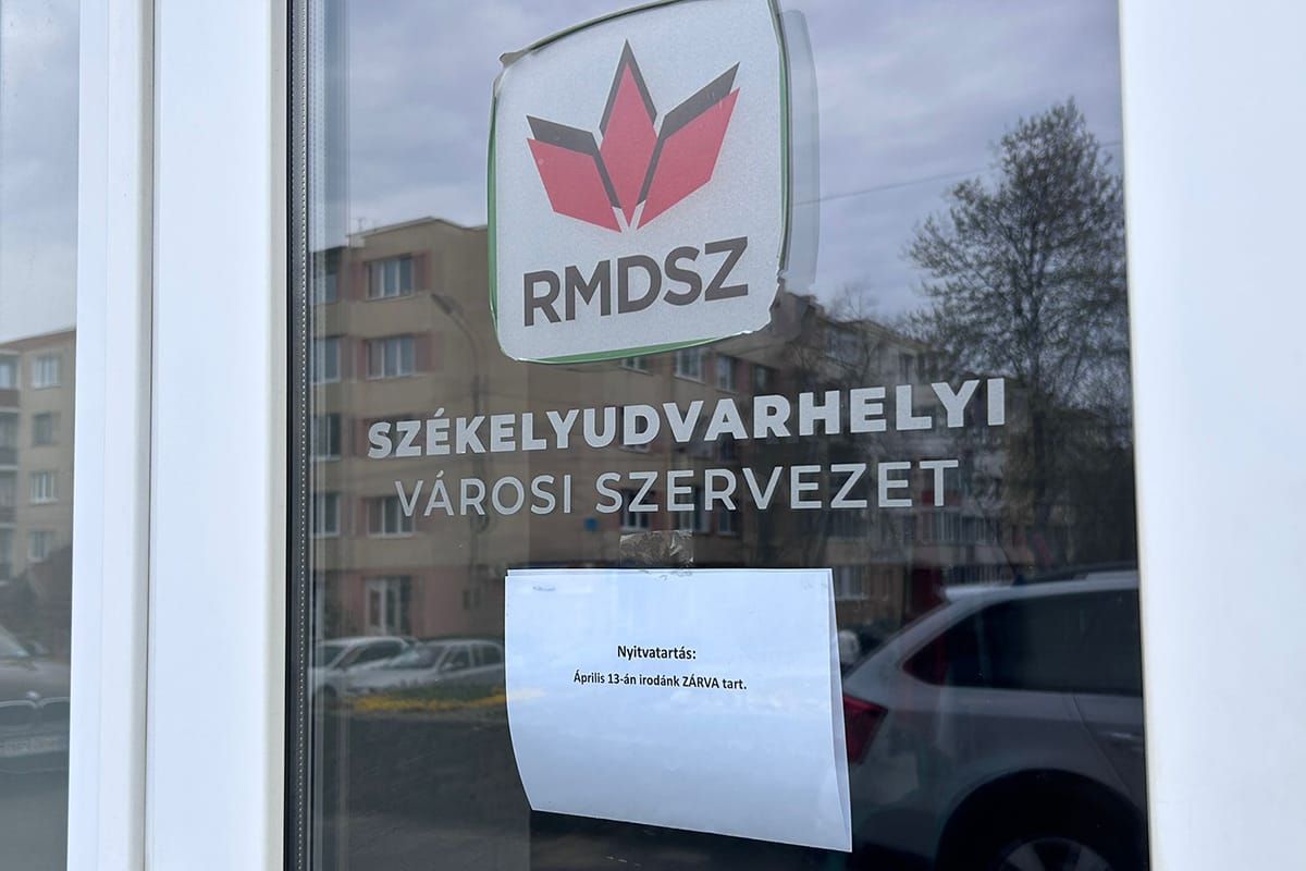 Bezárt ma Székelyudvarhelyen az RMDSZ