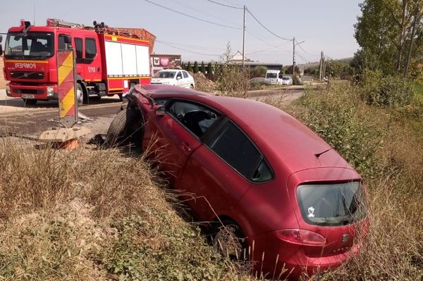 Két autó ütközött Felsőboldogfalvánál