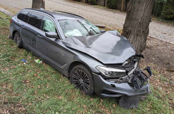 Letért az úttestről és fának ütközött