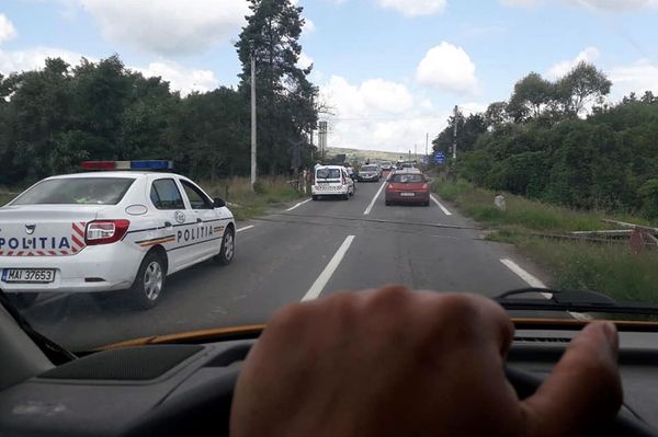 Négy autó ütközött Szováta kijáratánál
