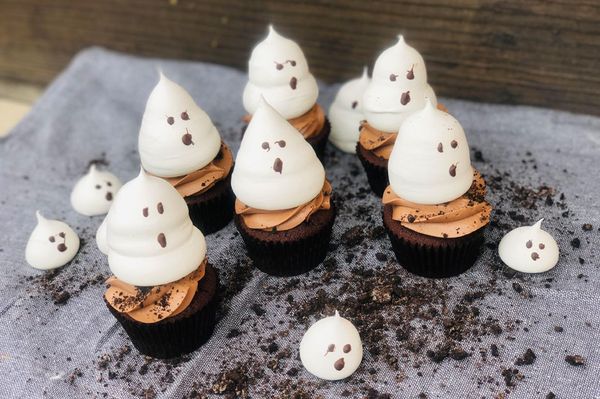 Szellemes cupcake, ezt falnád!