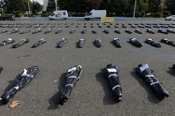 Hullazsákos tüntetés a rákbetegségért: extrém jelzés Bukarestnek