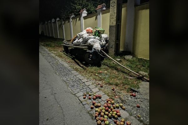 Ittas szekeres okozott balesetet