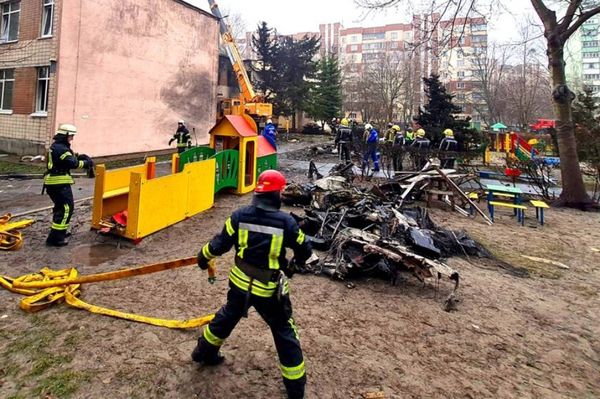 Lezuhant az ukrán belügyminiszter helikoptere