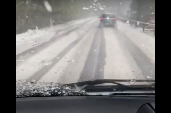 Jég volt ilyen Szentegyházán (videó)