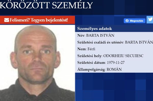 Udvarhelyi férfit köröznek Magyarországon