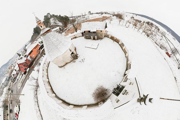 360 fokos karácsonyi panoráma a Jézus-kápolnáról