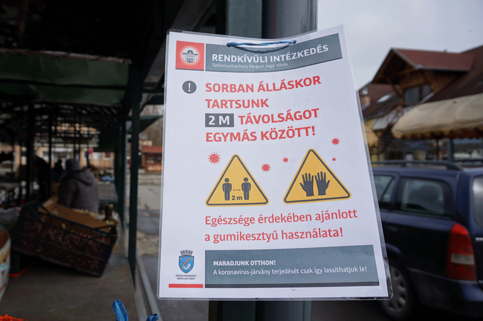 Négy ezrelék alatt Udvarhely fertőzöttsége