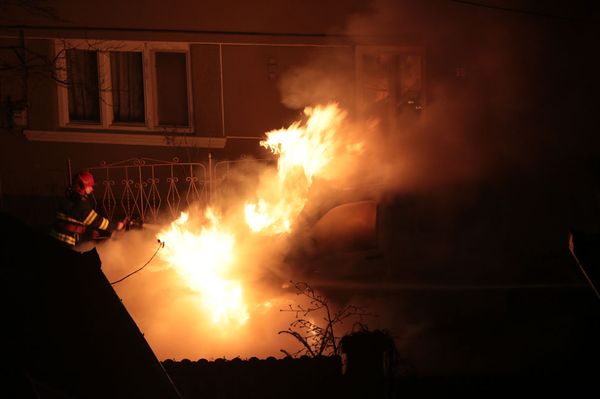 Kigyulladt egy duba Udvarhelyen